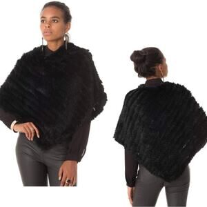 BCBGMaxAzria Dark Brown Faux Fur Accessory One Size